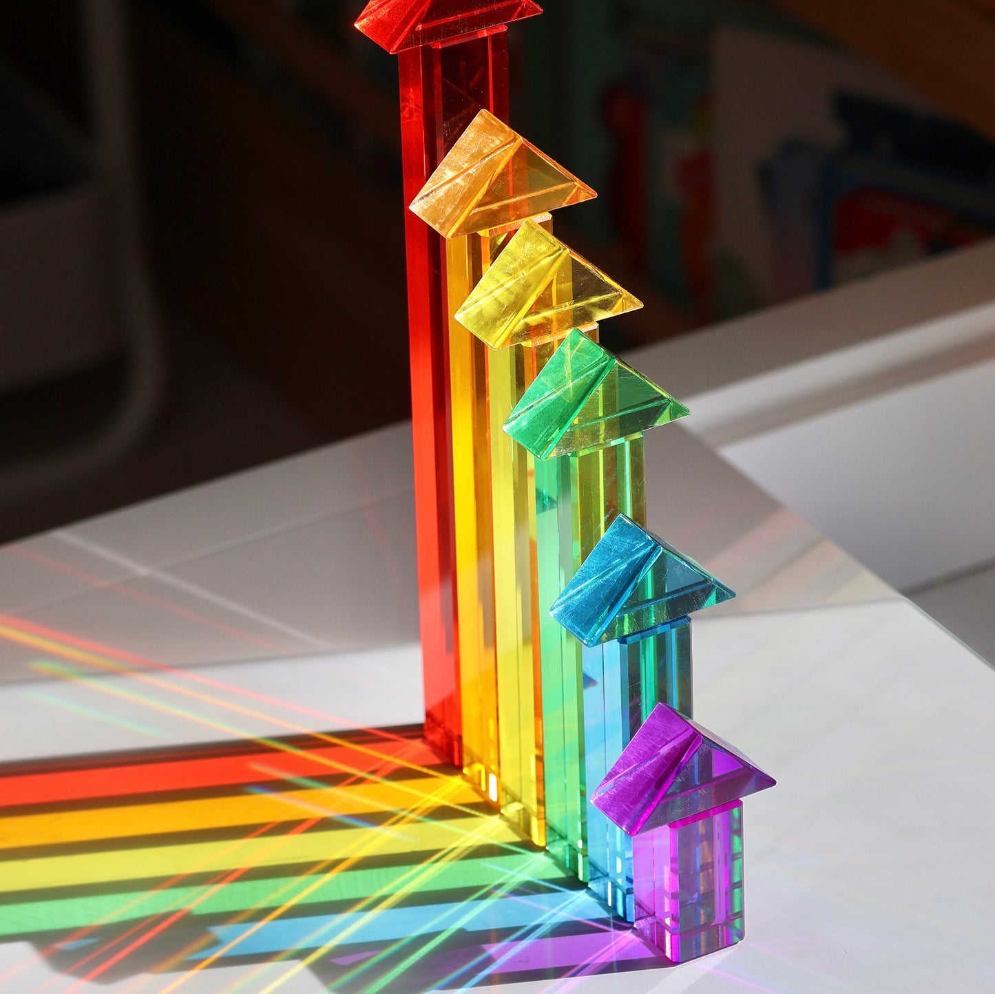 Lucite Rainbow Twin Stairway *Limited Edition*