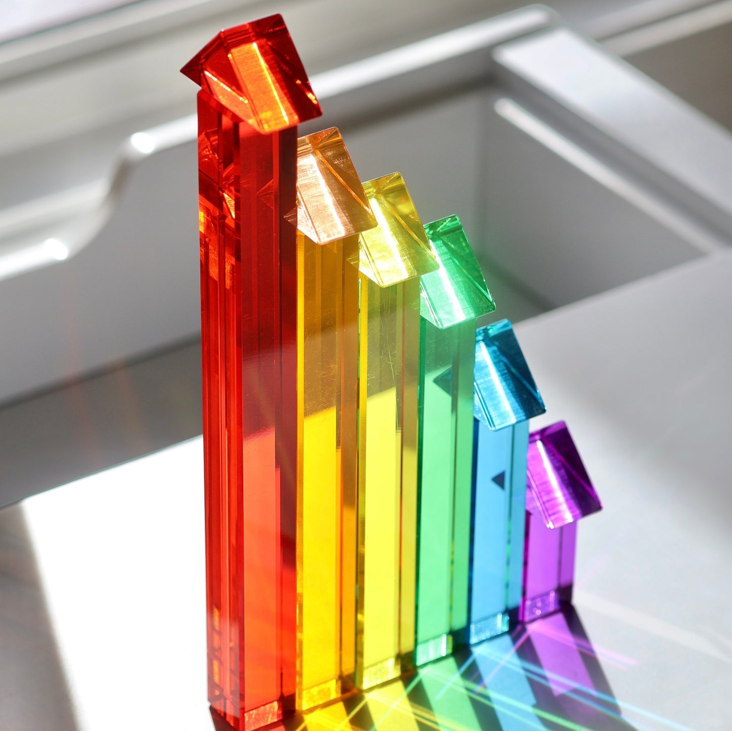 32 Little Lucite Triangles™ & Lucite Twin Stairway™ Exclusive Bundle