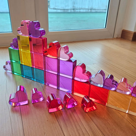 Forever Hearts Family™ & 16 Majestic Lucite Squares™ Exclusive Bundle