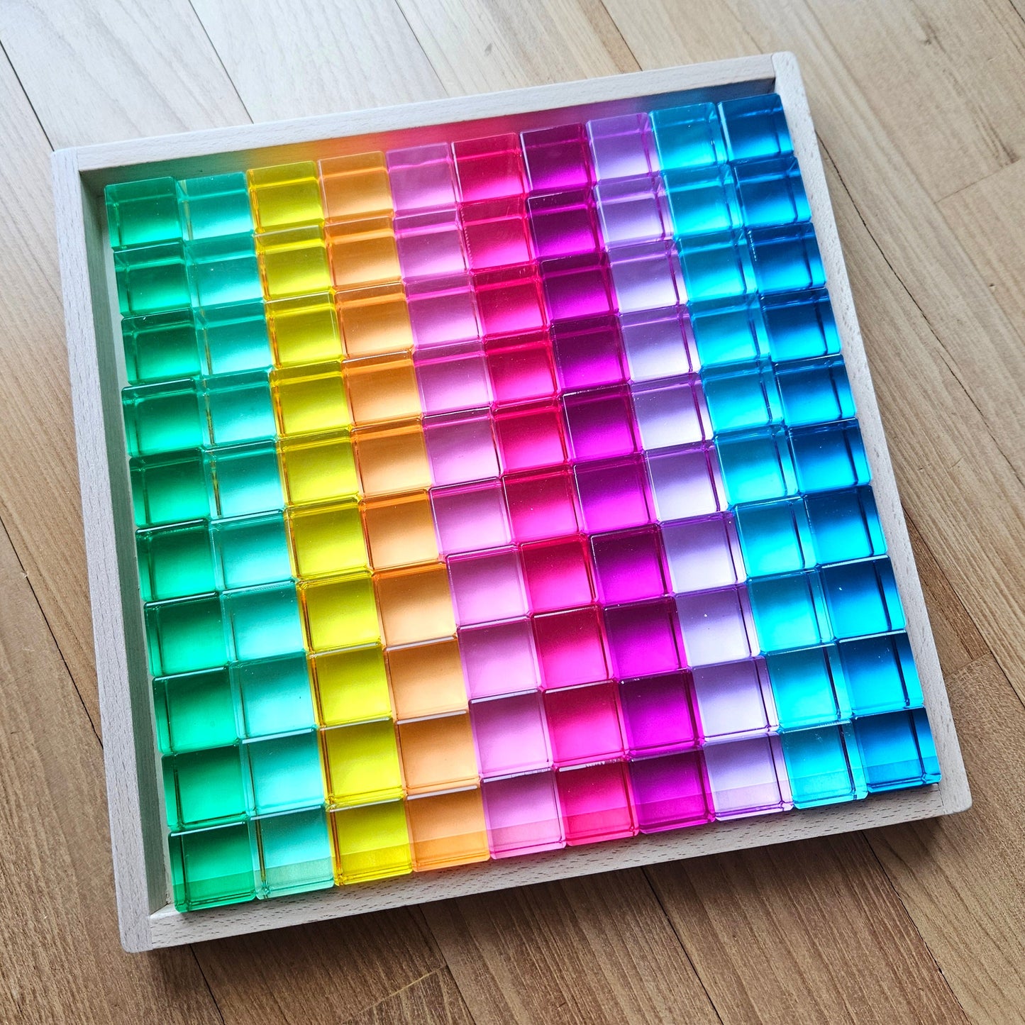 PRE-ORDERS ONLY - 100 Lucite Cubes - Pastel