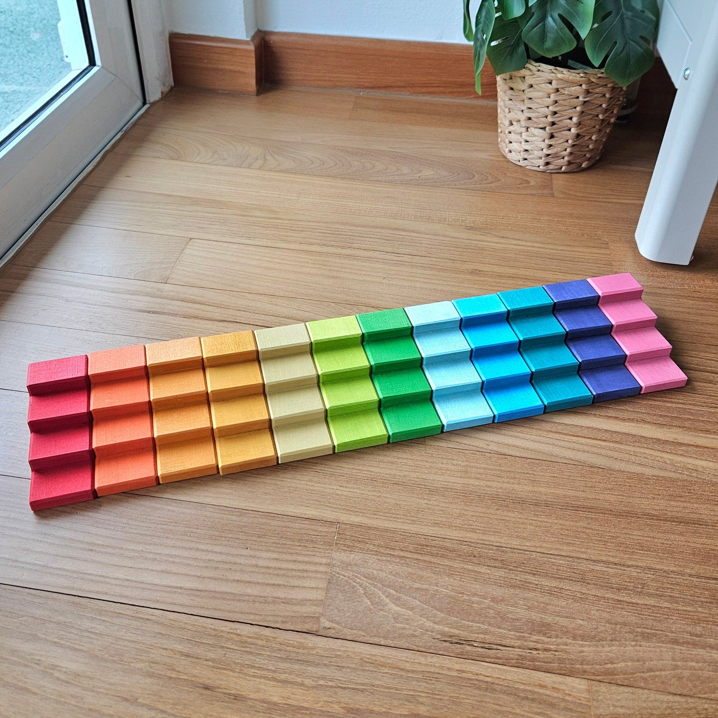 PRE-ORDER ONLY (Ships Early July 2026) - 12 Wooden Stacking Stairs