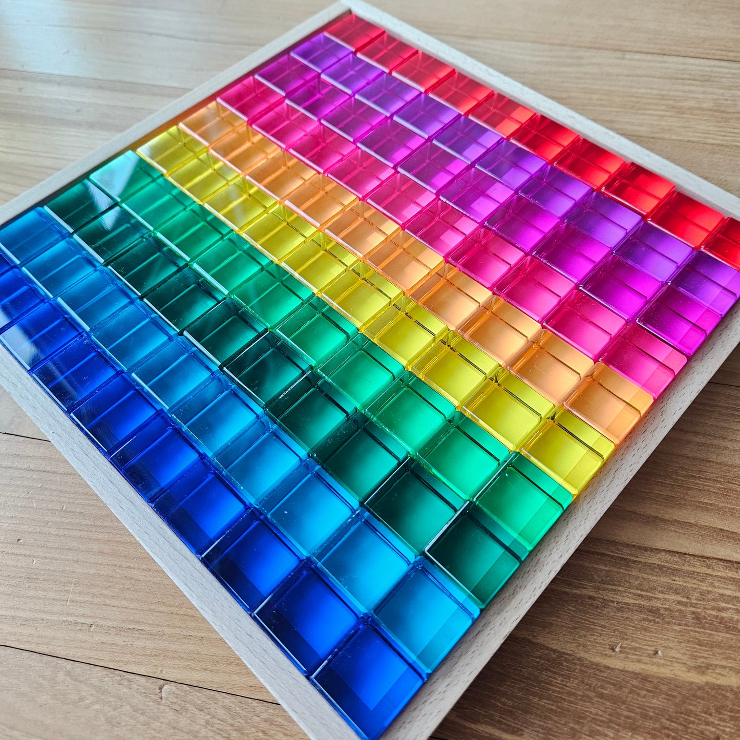 PRE-ORDER ONLY - 100 Lucite Cubes - Rainbow