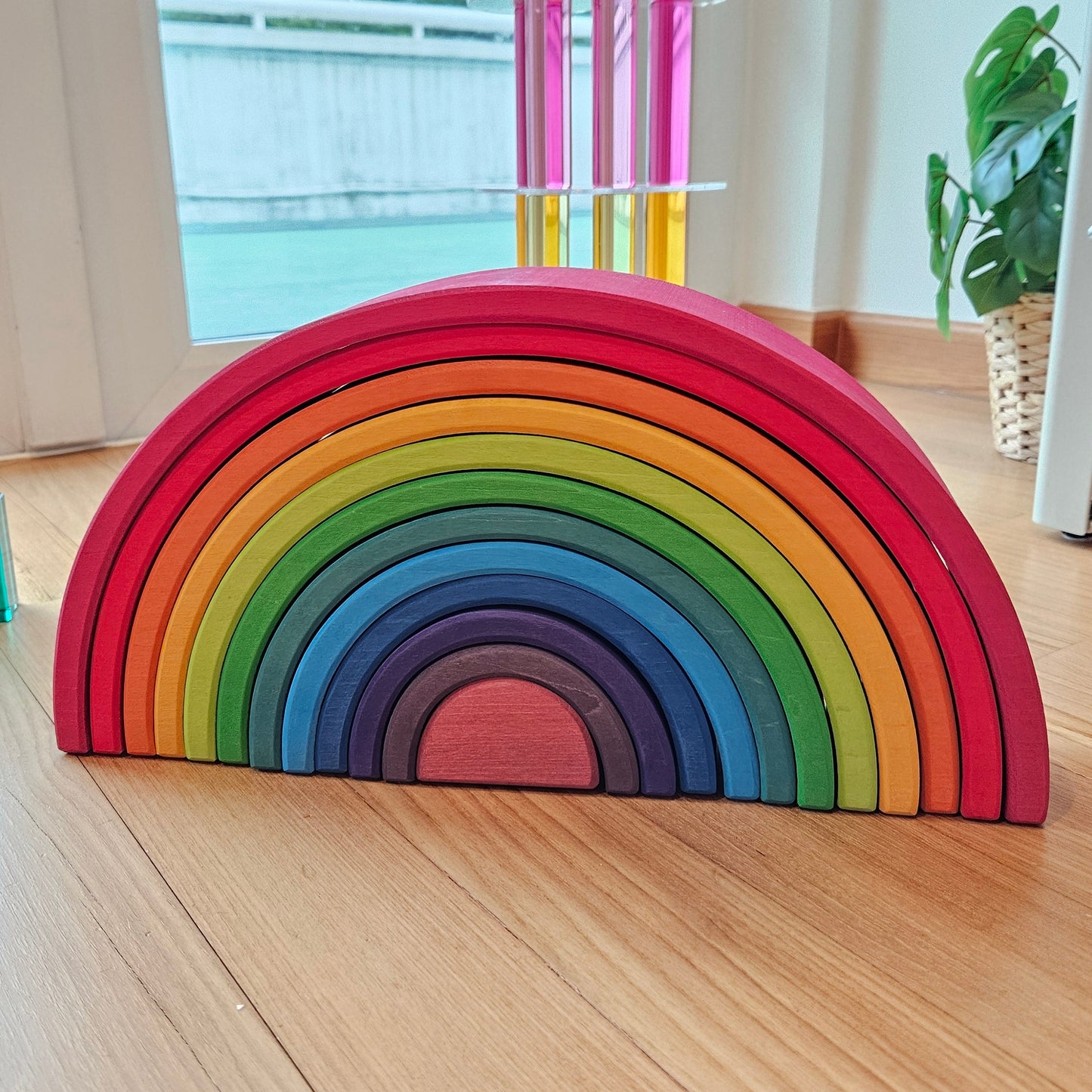 PRE-ORDER ONLY - Wooden Rainbow