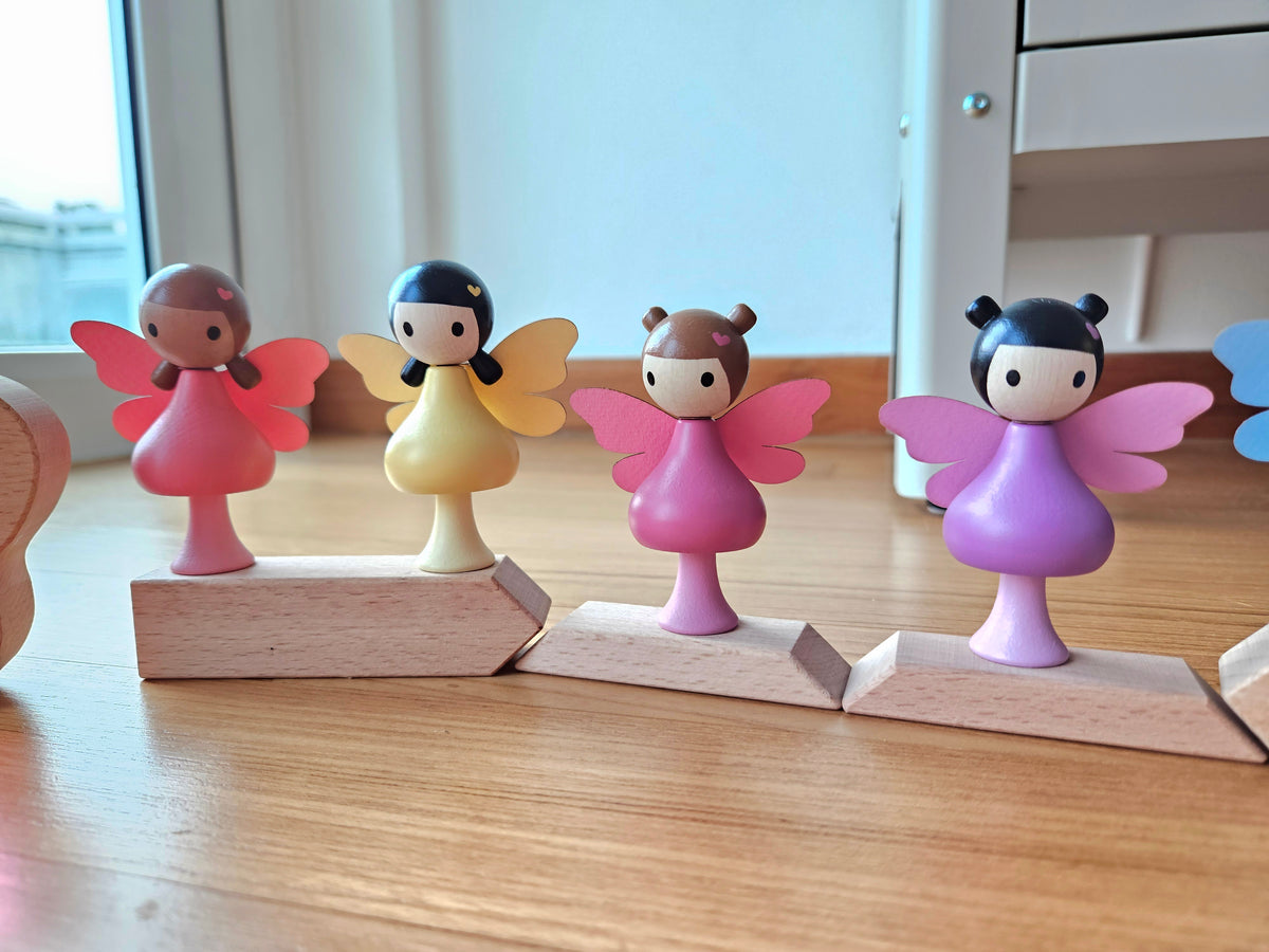 Rainbow Butterfly Peg Dolls™ - PRE-ORDER ONLY (Ships Mid-November 2026)