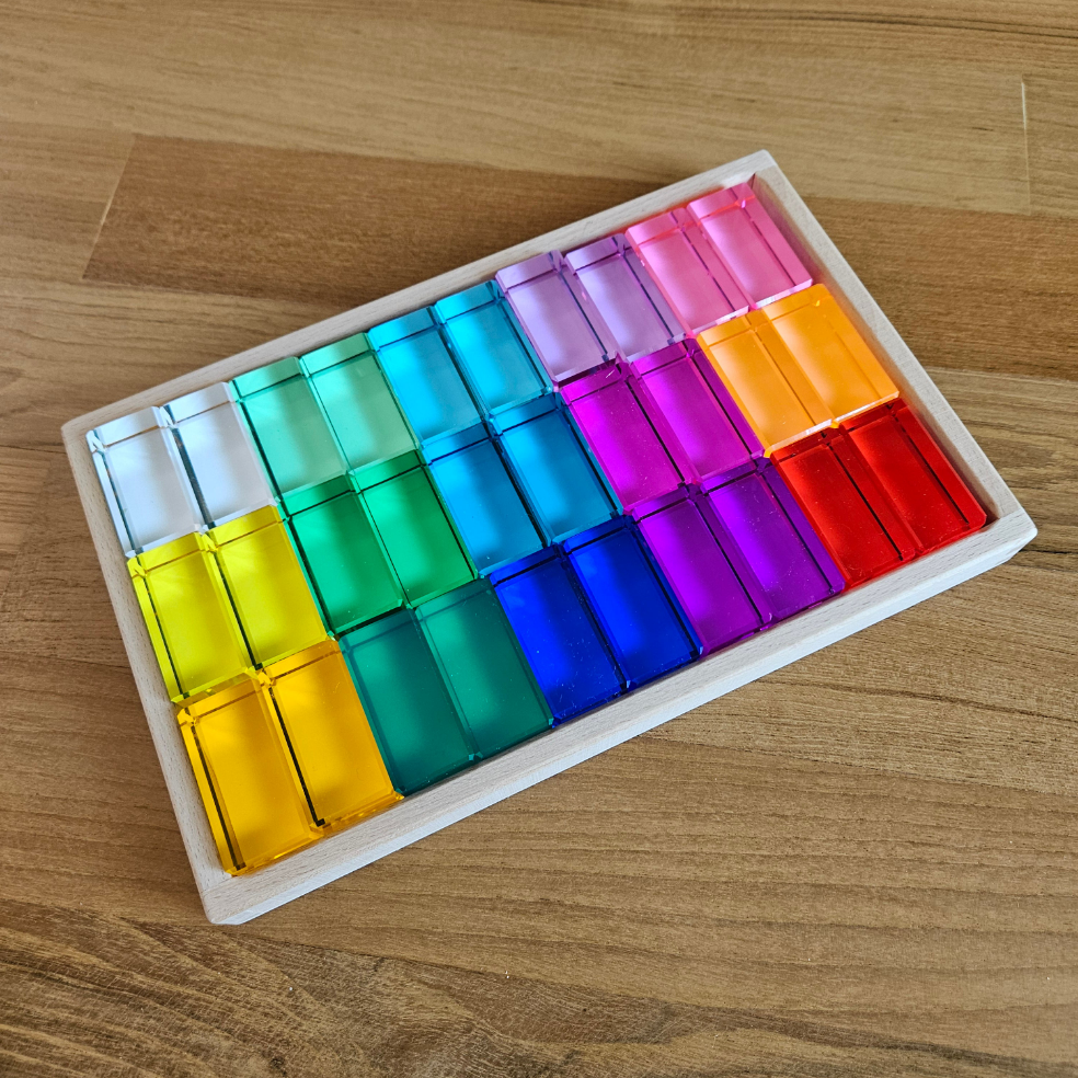 30 Lucite Cuboids (Rectangles)