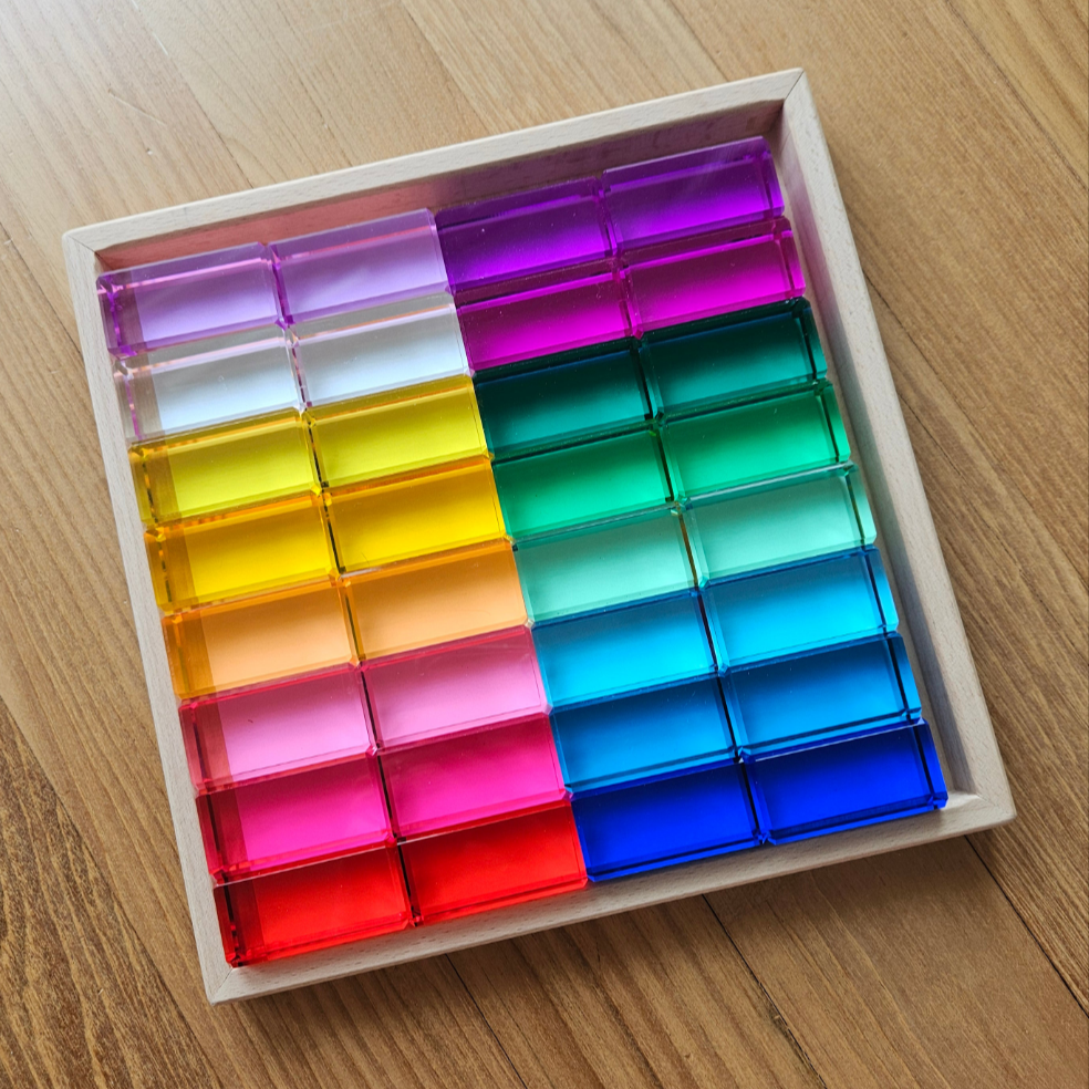 32 Lucite Cuboids (rectangles)
