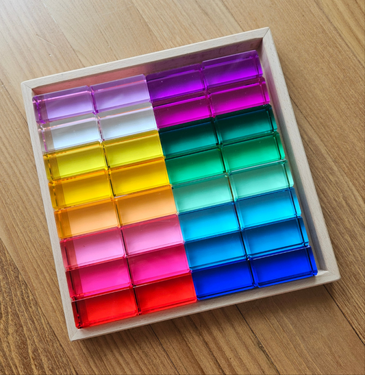 32 Lucite Cuboids (rectangles)