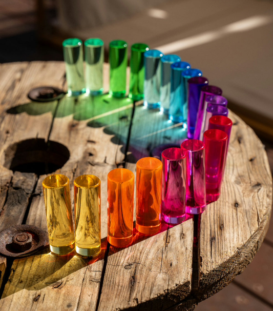 20 Medium Cylindrical Columns (Pastel)