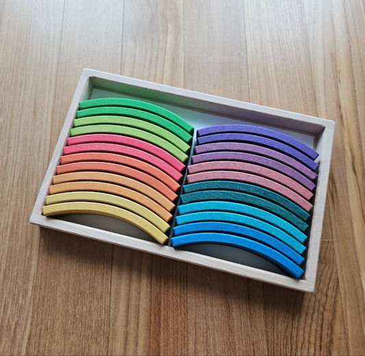 Little Wooden Rainbow Arcs