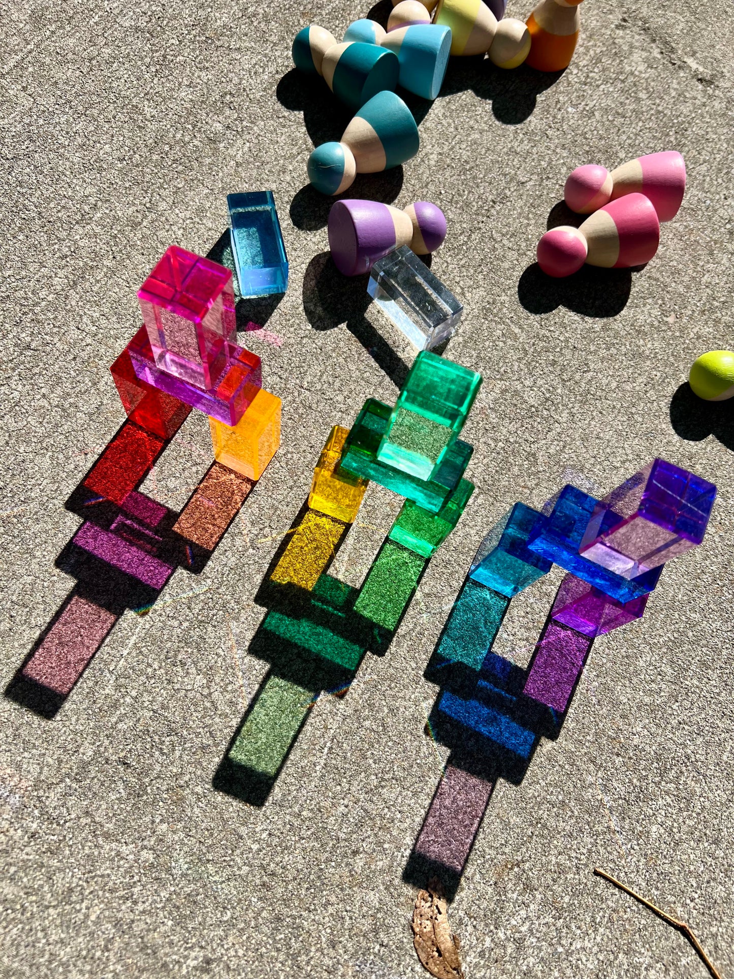 30 Lucite Cuboid (Rectangle) Blocks