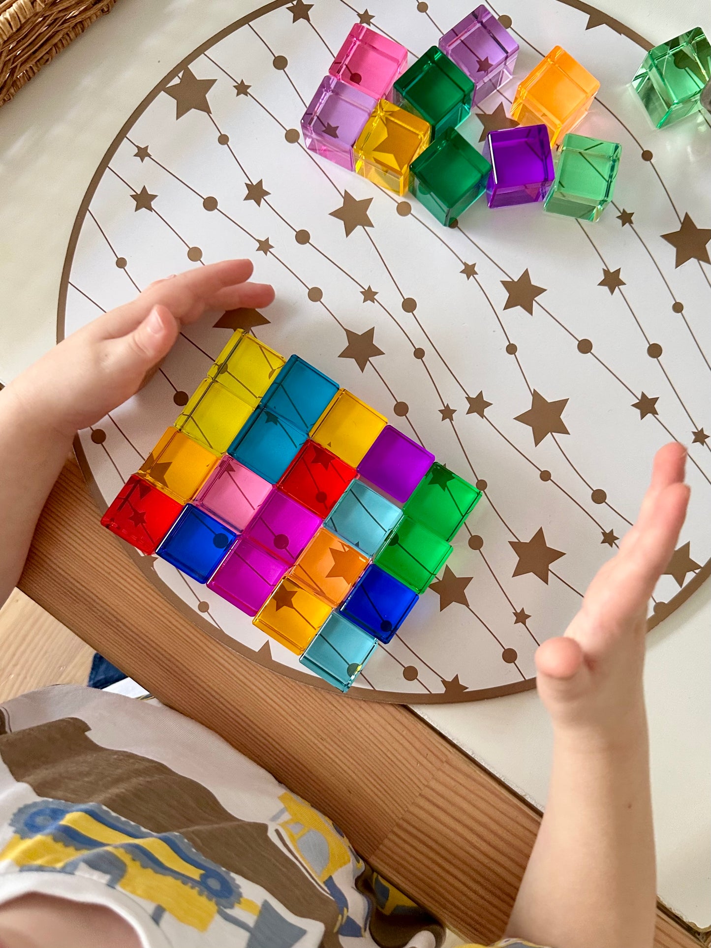 30 Lucite Cube Blocks