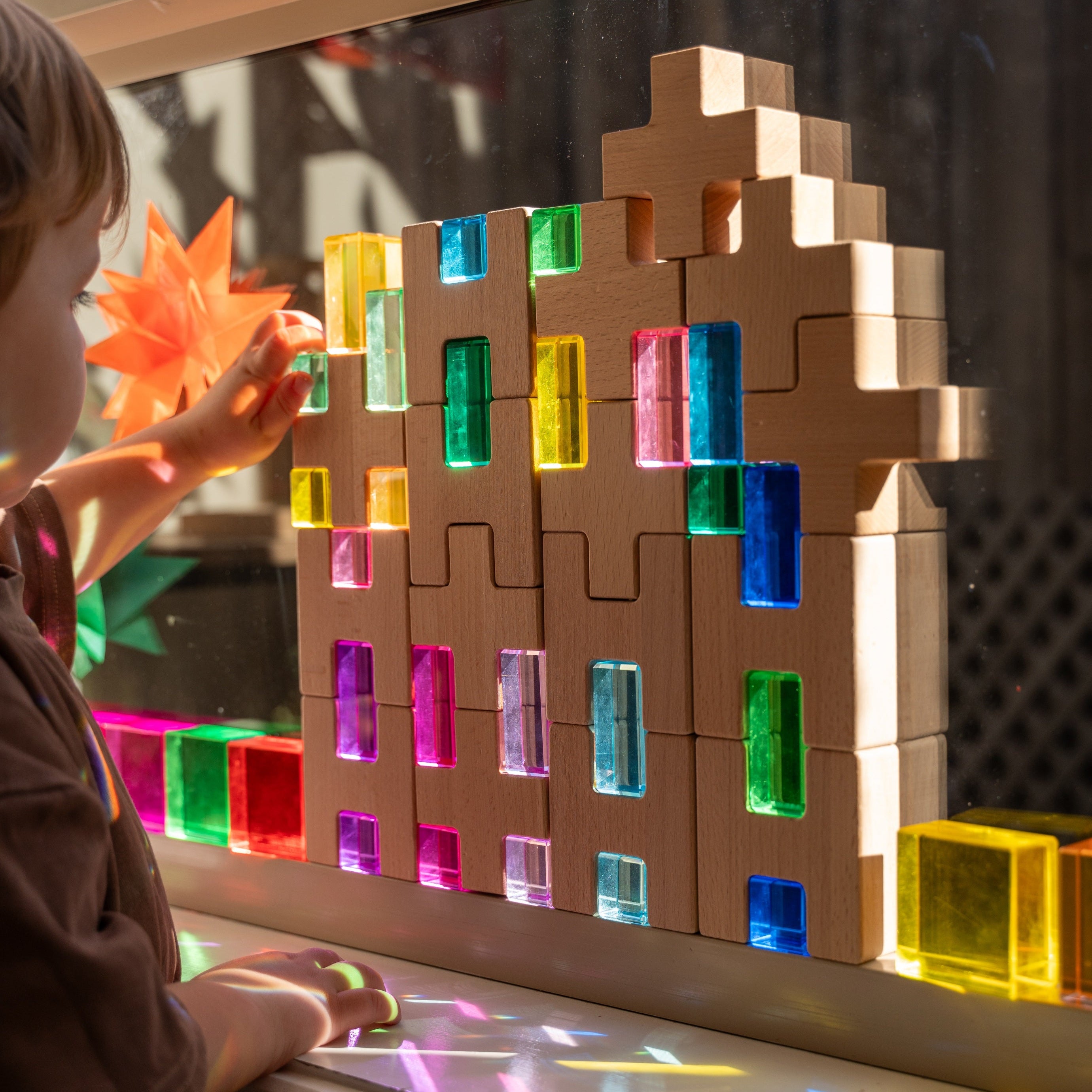 H-Cross Blocks with Lucites – Playful Little Hearts