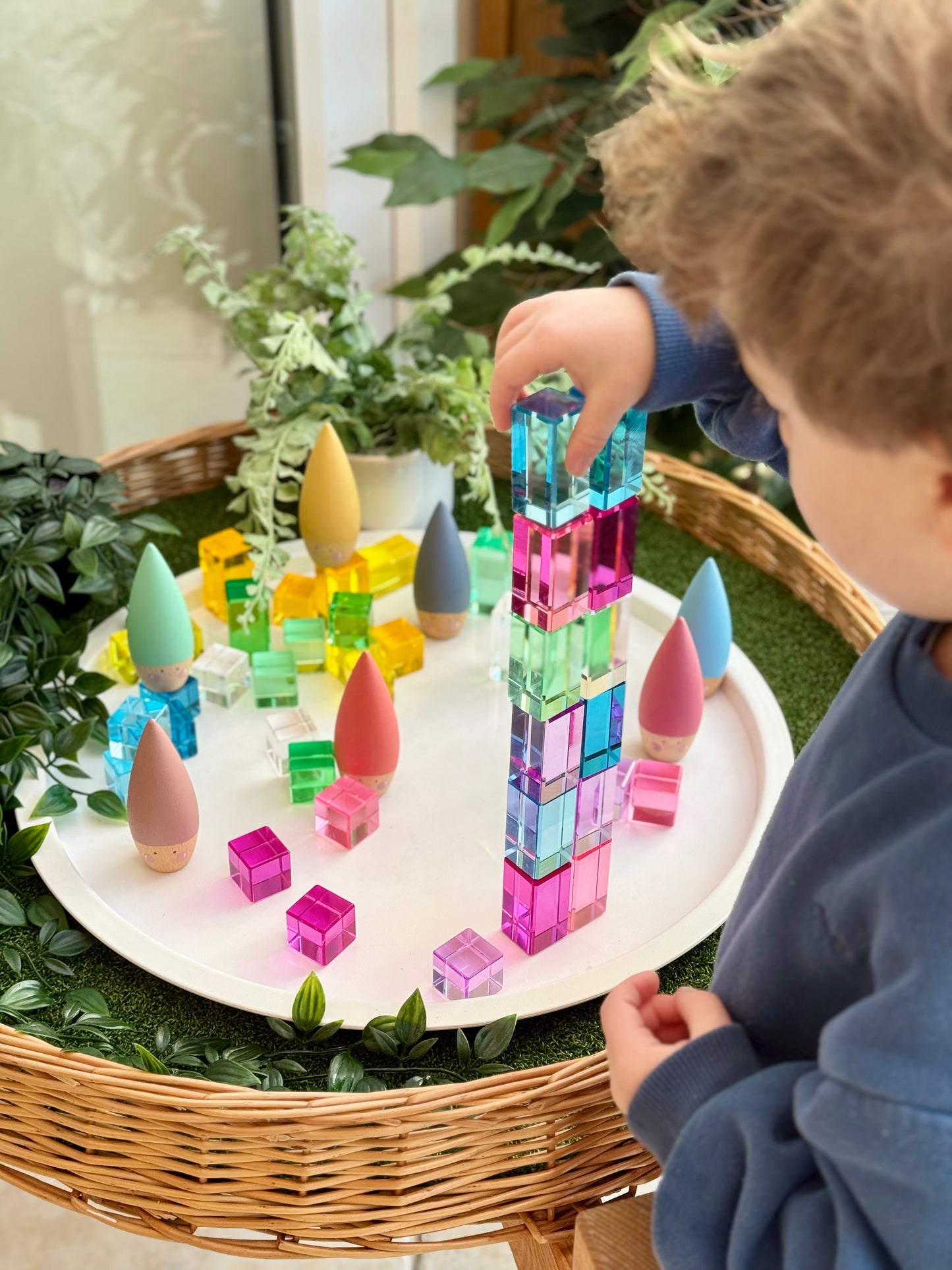 64 Mixed Lucites & 32 Lucite Columns Exclusive Bundle
