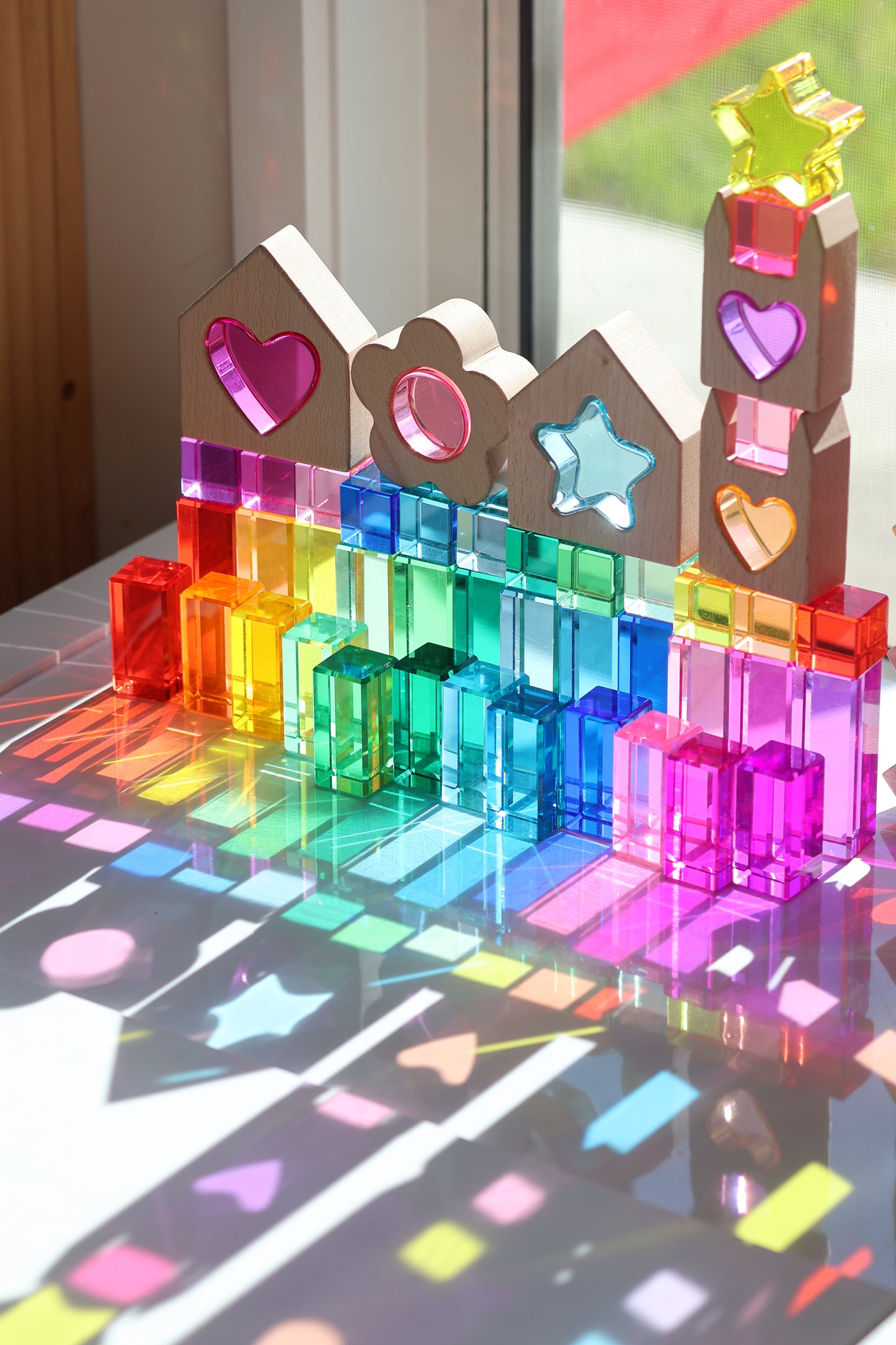64 Mixed Lucites & 32 Lucite Columns Exclusive Bundle