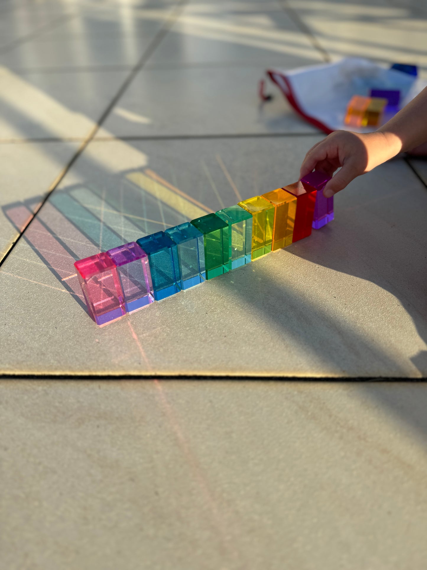 15 Lucite Cuboid (Rectangle) Blocks