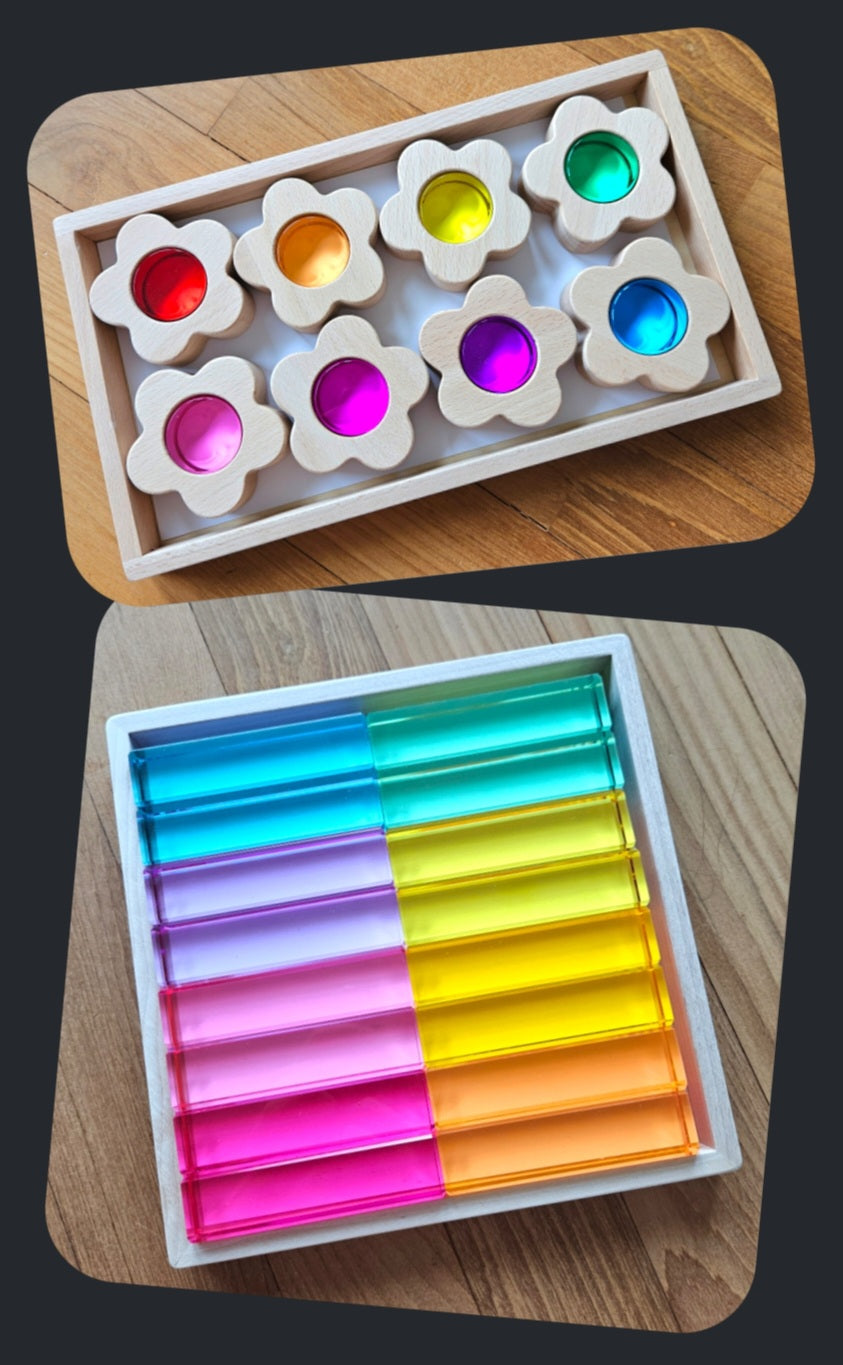 The Enchanted Flower Collection™ & 16 Lucite Pillars (Pastel)™ Exclusive Bundle