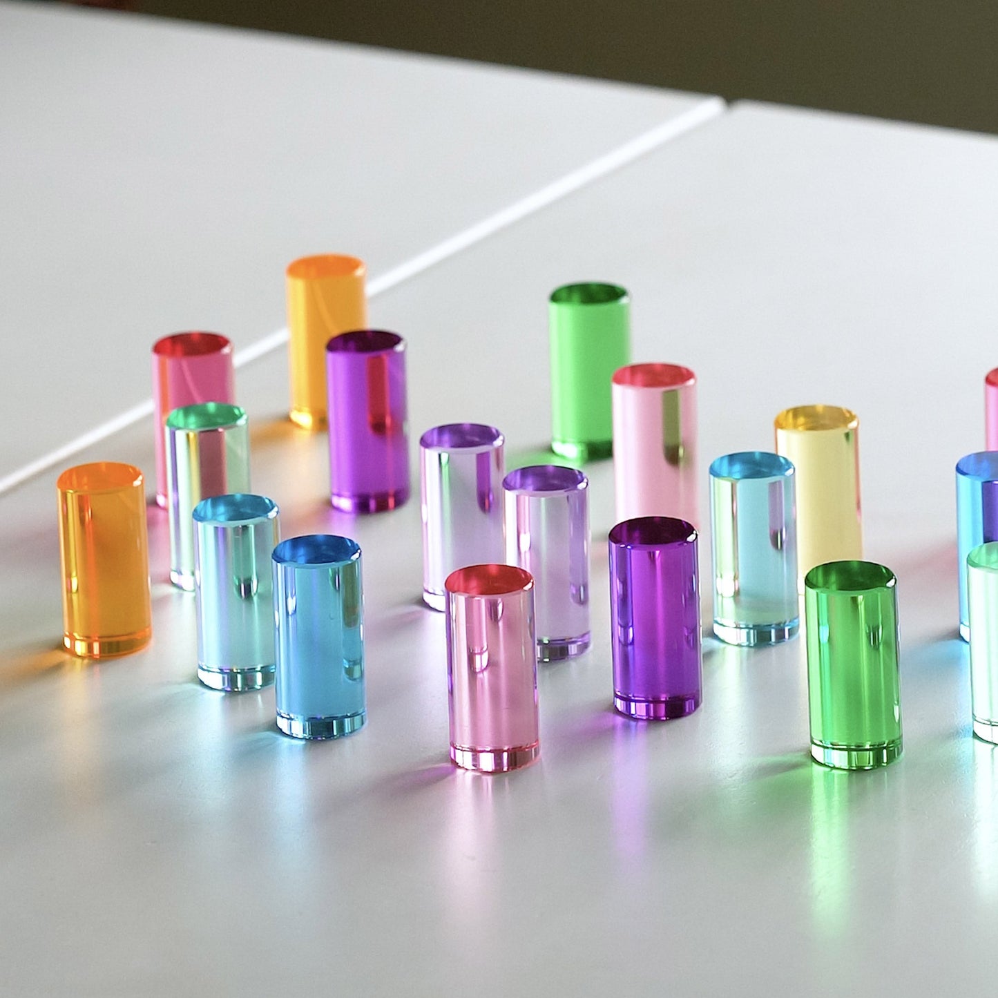 20 Baby Cylindrical Columns (Pastel)